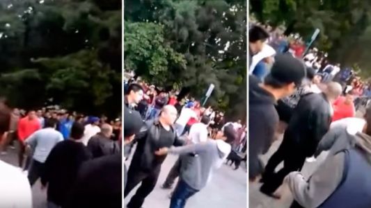 Violenta pelea entre patovicas y jóvenes en pleno centro de Bariloche