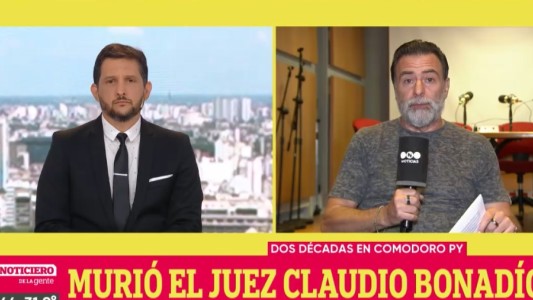 Murió el juez federal Claudio Bonadio
