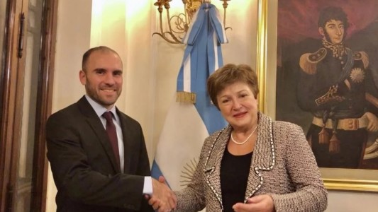 El ministro Martín Guzmán se reunió con la titular del FMI Kristalina Georgieva