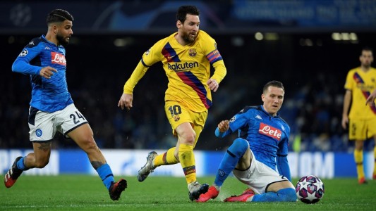 Barcelona empató 1-1 ante el Napoli por octavos de la Champions League