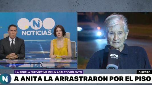 Motochorros arrastraron a una abuela para robarle la jubilación