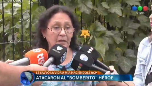 El bomberito que le salvó la vida a una beba fue asaltado por motochorros