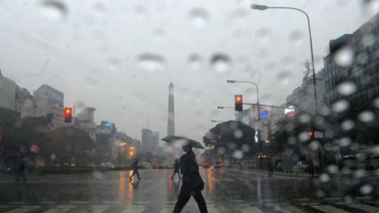 Alerta por lluvias y tormentas intensas en Capital Federal y alrededores