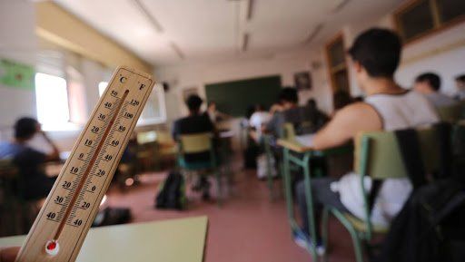 La primera semana de clases coincide con una ola de calor