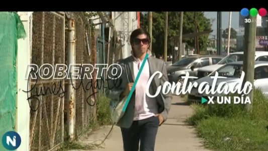 Contratado por un día: Roberto Funes Ugarte, el techista