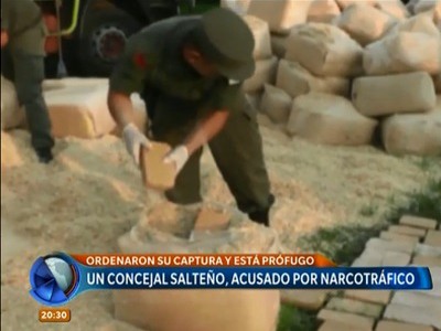 Un concejal salteño acusado por narcotráfico