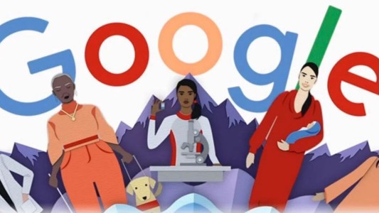 Día Internacional de la Mujer: el doodle de Google en homenaje al 8M