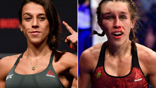 Así le quedó la cara a una luchadora de UFC tras perder una pelea