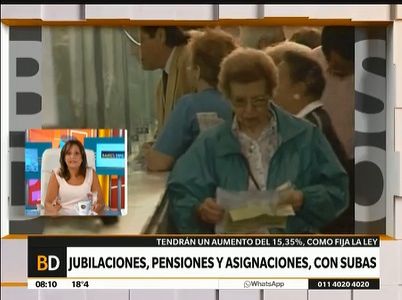 Subas en las Jubilaciones, pensiones y asignaciones