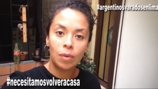 "Necesitamos volver a casa", el video de los argentinos en Perú