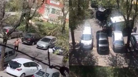 Video: dijo que tenía coronavirus y amenazó con catanas a la policía