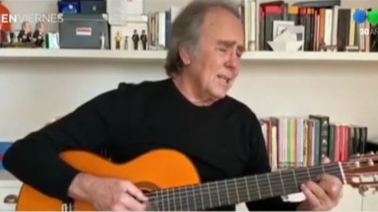 Desde la cuarentena, Joan Manuel Serrat le dedicó un tema a la Argentina