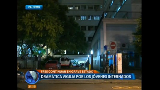 Dramática vigilia por los jóvenes internados