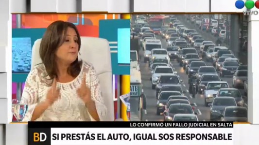 "Si prestás el auto, igual sos responsable"