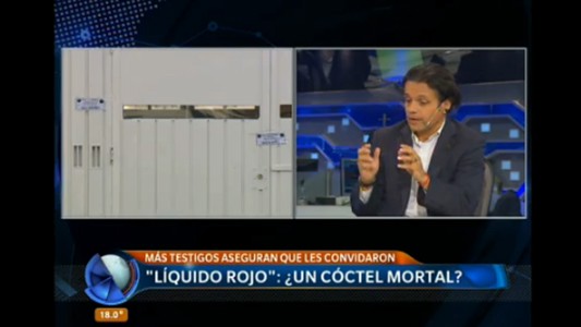 "Líquido rojo": ¿un cóctel mortal?