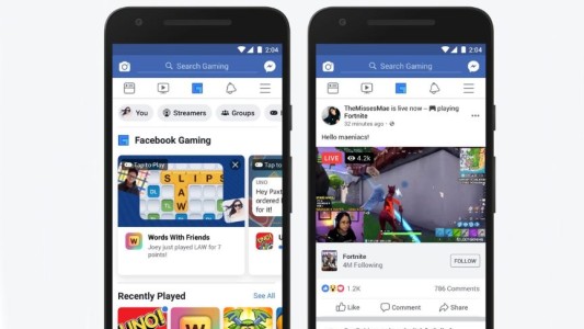 Facebook presentó una app de transmisión gaming para competir con Twitch y YouTube