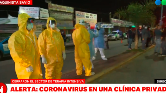 Alerta por un brote de coronavirus en una clínica de Maquinista Savio