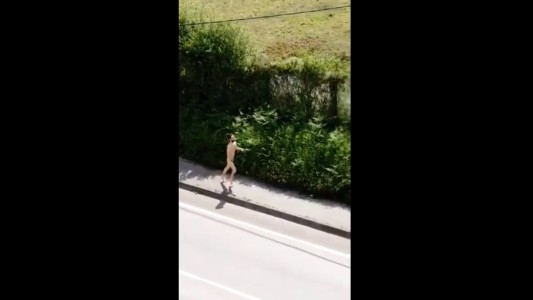 Coronavirus: El runner nudista que violó la cuarentena