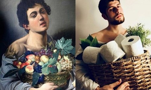 La convocatoria a imitar célebres obras de arte sigue siendo furor en tiempo de aislamiento