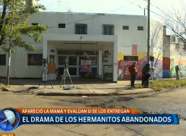 Apareció la mamá de los nenes abandonados