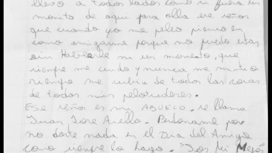 Tesoro de cuarentena: Un médico encontró la carta que le escribió a su abuelo hace 24 años