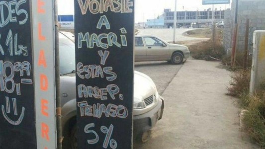 Comercio hace descuento a quienes votaron a Macri y están arrepentidos