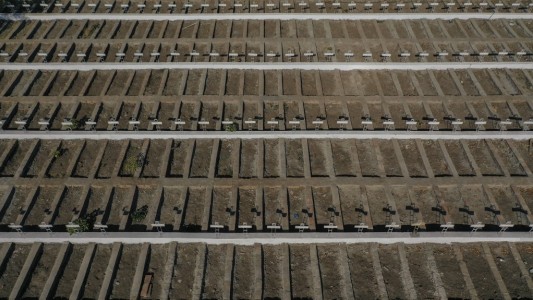 Coronavirus: récord de muertos en Chile y polémica por tumbas en un cementerio