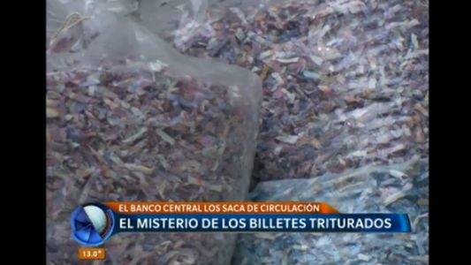 El misterio de los billetes triturados
