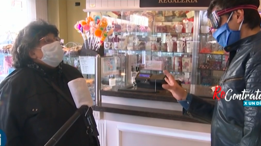 Re-contratado por un día: Roberto Funes Ugarte vuelve a la panadería