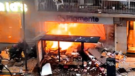 Explosión e incendio en una perfumería de Villa Crespo