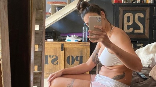 "Aceptación": Ivana Nadal mostró sus "rollitos" para dar un mensaje