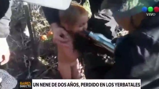 Un niño de 2 años estuvo perdido dos días en yerbatales de Misiones
