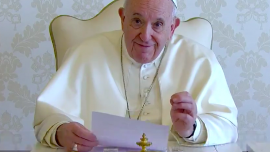 El Papa inauguró la "Universidad del Sentido" de Scholas Occurrentes