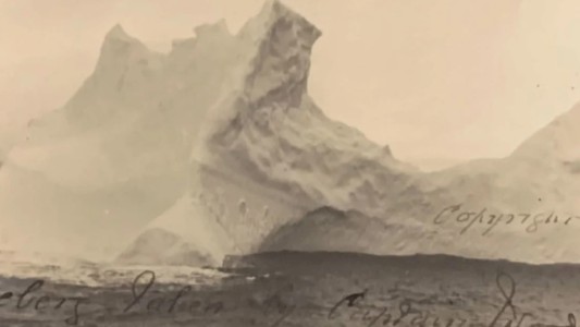 Foto inédita: el iceberg que hundió el Titanic