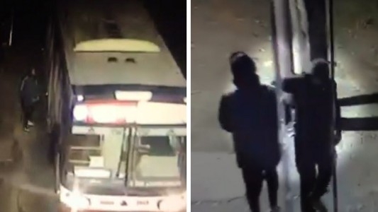 Un colectivero aceleró y logró que arrestaran a un delincuente con un chico
