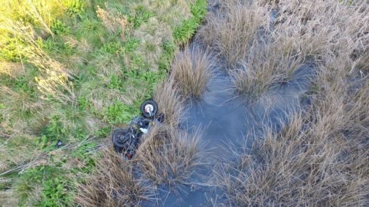 Se accidentó con la moto, avisó por celular y lo encontraron muerto dos días después