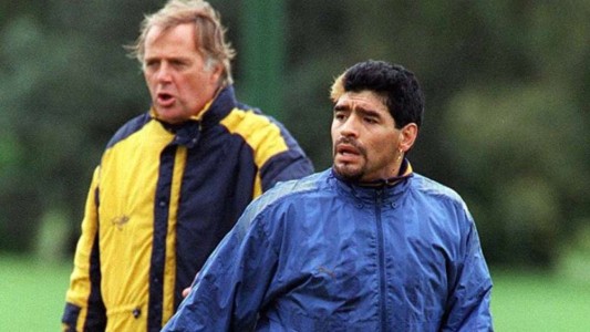 Maradona recordó a Marzolini, el DT que lo llevó a la gloria con Boca