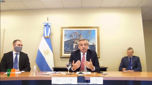 Alberto, a los bonistas: "Ayuden a Argentina a salir de esta postración"