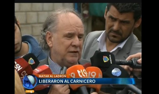 Para la defensa del carnicero, fue un "accidente de tránsito"