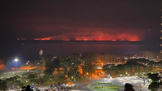 Nuevos incendios en las islas frente a Rosario azotan la región