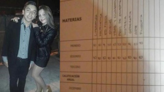 La alumnas que se saca todo 10, pero no la dejan recibirse porque su mamá enferma no puede pagar el colegio