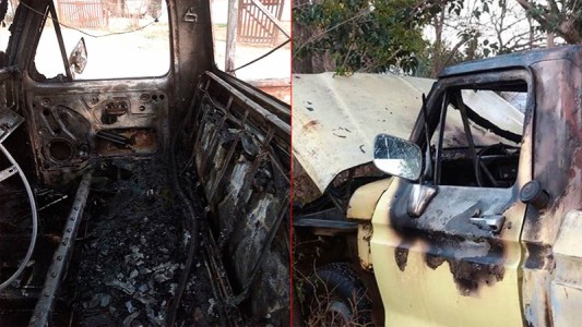 Incendiaron la camioneta de un bombero porque creían que tenía coronavirus