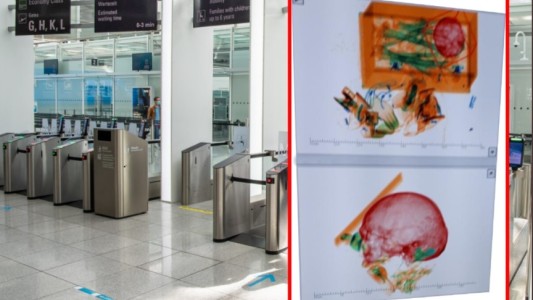 Sorprendieron en el aeropuerto a una mujer que llevaba los huesos de su marido en la valija