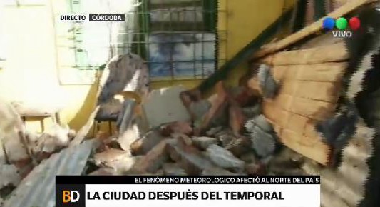 Una tormenta de tierra afectó las rutas en las sierras de Córdoba