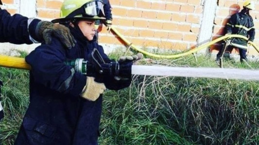 Un bombero de 15 años  salvó a una mujer con maniobras de RCP