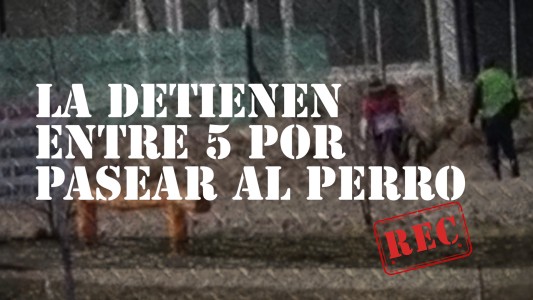 La detuvieron por pasear al perro en Bariloche