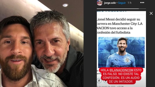 El padre de Messi dice que el audio que circula sobre el pase al Manchester City es un imitador de Lio