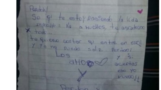 Apareció Celeste y su madre dijo que le dejó esa carta porque quería "asustarla"