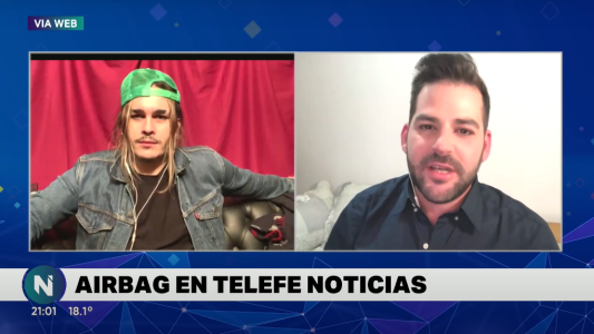Airbag en Telefe Noticias: "Nosotros, como generación, tenemos que sacar esto adelante"