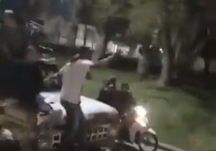 Una facción de la UOCRA recorrió La Plata en caravana en medio de la tensión policial